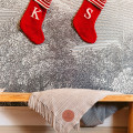 Chunky Knit Blanket With Fringe