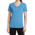 Port & Company® Ladies' Performance Blend V-Neck Tee