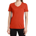Port & Company® Ladies' Performance Blend V-Neck Tee