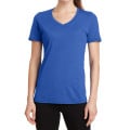 Port & Company® Ladies' Performance Blend V-Neck Tee