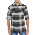 Burnside Men's Plaid Flannel Shirt
