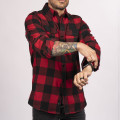 Burnside Men's Plaid Flannel Shirt