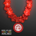 Light Up Red Lei with Medallion