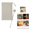 Stainless Steel Cocktail Stirrers With Cocktail Infusion Drink Packet