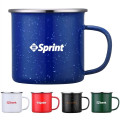 Imari 16OZ Speckled Enamel Mug With Stainless Steel Rim