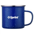 Imari 16OZ Speckled Enamel Mug With Stainless Steel Rim