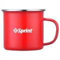 Imari 16OZ Speckled Enamel Mug With Stainless Steel Rim