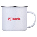 Imari 16OZ Speckled Enamel Mug With Stainless Steel Rim