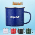 Imari 16OZ Speckled Enamel Mug With Stainless Steel Rim