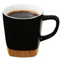 11 oz. Ceramic Mug with Removable Bamboo Coaster Bottom