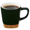 11 oz. Ceramic Mug with Removable Bamboo Coaster Bottom