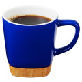 11 oz. Ceramic Mug with Removable Bamboo Coaster Bottom