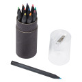 Blackwood 12-Piece Colored Pencil Set In Tube With Sharpener