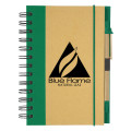 ECO-INSPIRED SPIRAL NOTEBOOK & PEN