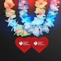 Light Up Hawaiian Leis with Custom Heart Medallion