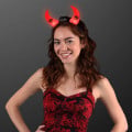 Large Devil Horns Light Up Headband
