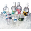 Water Bottle - Flat Twist Off Cap - 16.9 oz