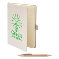 econscious Hemp Journal Notebook & Pen 6" X 8.0125"