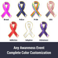 Awareness Ribbon Lapel Pin - Any Color - Fully Customizable
