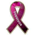 Awareness Ribbon Lapel Pin - Any Color - Fully Customizable