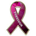 Awareness Ribbon Lapel Pin - Any Color - Fully Customizable