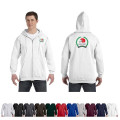 Hanes® Adult 9.7 oz. Ultimate Cotton 90/10 Full-Zip Hoode...
