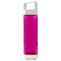 25 oz. Clean Square Bottle w/ Removable Top & Bottom Lids