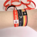 1/2 Sublimated Elastic Event Wristband Customizable Woven