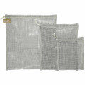 Recycled Cotton Mesh Cinch Pouch Set