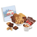 Gourmet Cookie & Brownie Gift Box with Winter Camper Sleeve