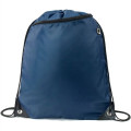 Drawstring Backpack w/ Front Pocket & Earphone Slot 14"x18"