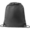 Drawstring Backpack w/ Front Pocket & Earphone Slot 14"x18"