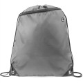 Drawstring Backpack w/ Front Pocket & Earphone Slot 14"x18"