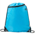 Drawstring Backpack w/ Front Pocket & Earphone Slot 14"x18"