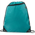 Drawstring Backpack w/ Front Pocket & Earphone Slot 14"x18"