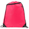 Drawstring Backpack w/ Front Pocket & Earphone Slot 14"x18"