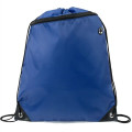 Drawstring Backpack w/ Front Pocket & Earphone Slot 14"x18"