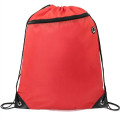 Drawstring Backpack w/ Front Pocket & Earphone Slot 14"x18"