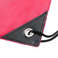 Drawstring Backpack w/ Front Pocket & Earphone Slot 14"x18"