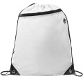 Drawstring Backpack w/ Front Pocket & Earphone Slot 14"x18"