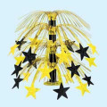 Gold & Black Star Cascade Centerpiece