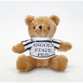 7" State Penitentiary Bear Stuffed Animal Plush Toy