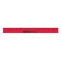 12" Enamel Wood Ruler - English Scale