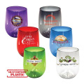 12 oz. Plastic Stemless Wine Glass