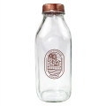 1 Quart Glass Milk Bottle With Lid