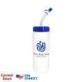 32 oz. Sports Bottle with Flexible Straw
