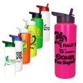 32 oz. Sports Bottle with Straw Cap Lid