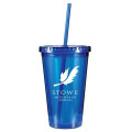 16 oz. Victory Acrylic Tumbler with Straw Lid