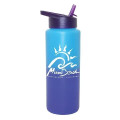 Mood 32 oz. Sports Bottle with Straw Cap Lid
