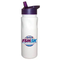 24 Oz. Cycle Bottle with Straw Cap Lid, Full Color Digital